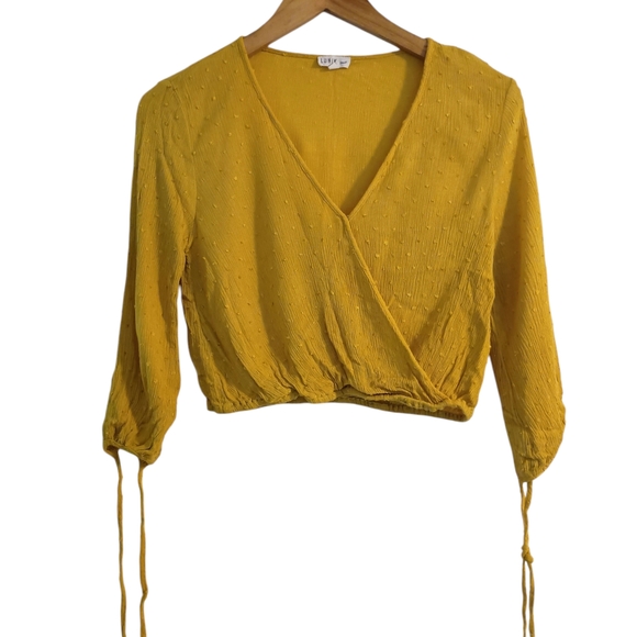 Yellow Crop Top - Picture 1 of 2